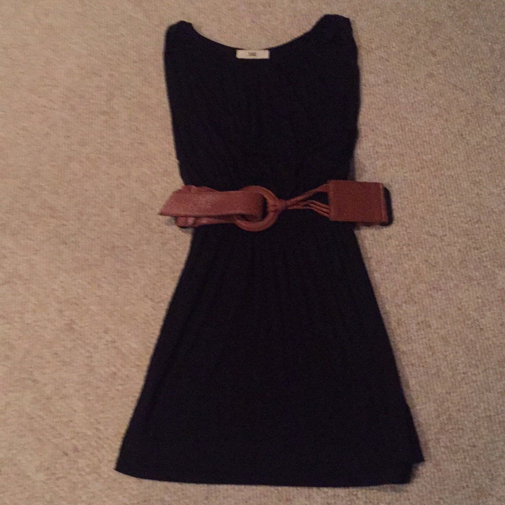Black Belted Dress